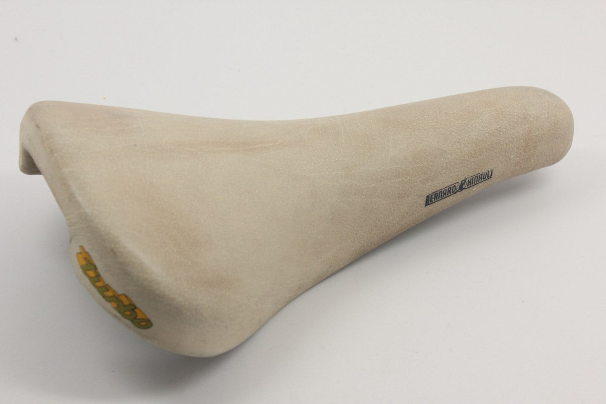 NOS Selle Italia Turbo Bernard Hinault Leather Saddle, Limited Edition
