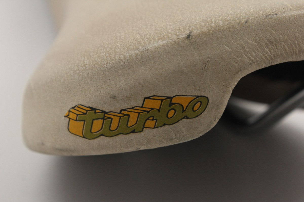 NOS Selle Italia Turbo Bernard Hinault Leather Saddle, Limited Edition