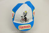 NOS Vintage Hamms Beer Cycling Cap: Hipsters Dream Hat