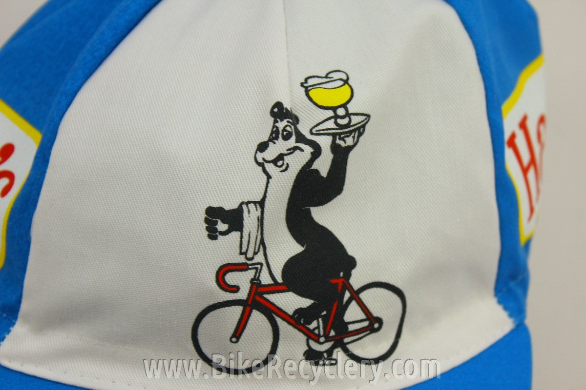 NOS Vintage Hamms Beer Cycling Cap: Hipsters Dream Hat