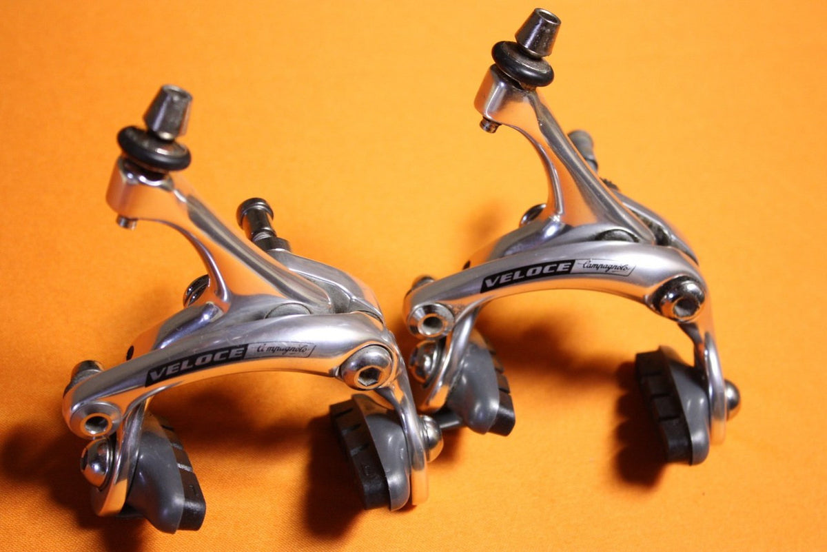 Campagnolo Veloce Dual Pivot Brakeset: Silver, New Pads