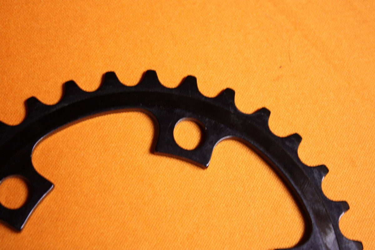 NOS Kooka Chainring: Anodized Black 32T 94 BCD
