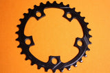 NOS Kooka Chainring: Anodized Black 32T 94 BCD