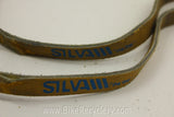 Silva Toe Straps: Tan Leather, Side Boulsters, Italian