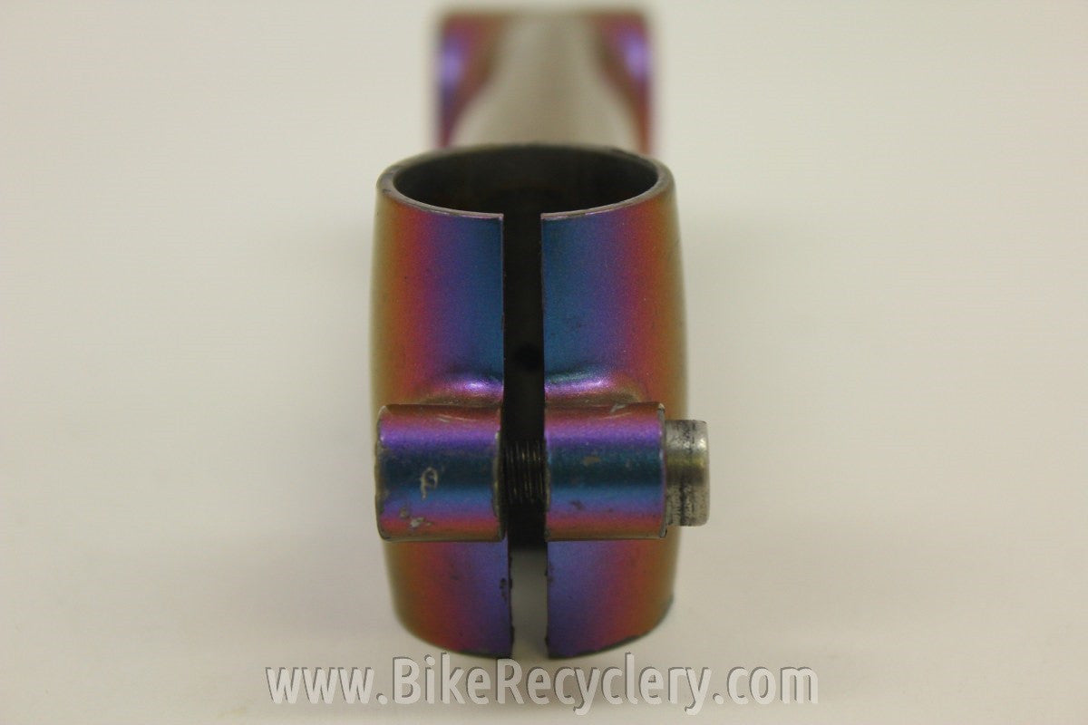 Custom Serotta Threadless Stem: Chameleon Paint 1" 120mm x 26.0mm Purple Green Red