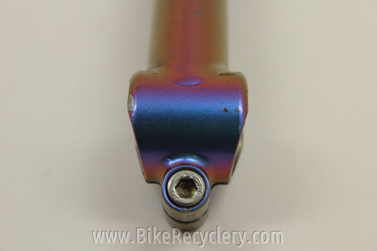 Custom Serotta Threadless Stem: Chameleon Paint 1" 120mm x 26.0mm Purple Green Red