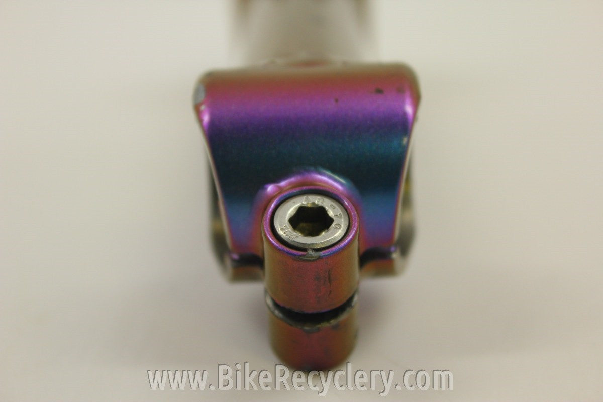 Custom Serotta Threadless Stem: Chameleon Paint 1" 120mm x 26.0mm Purple Green Red