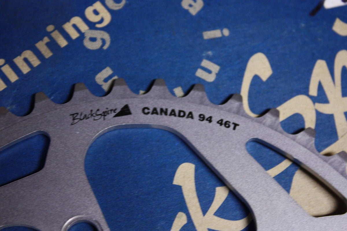 Blackspire Chainring: 46t 94 BCD Silver: NEW