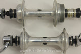 Campagnolo Nuovo Record Hubset: Small Flange, 36H, W/ Flat Skewers Near MINT