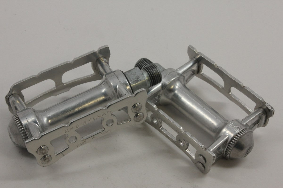 MKS Sylvan Track Pedals: Silver