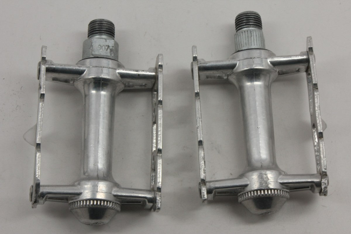 MKS Sylvan Track Pedals: Silver