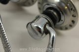 Campagnolo Nuovo Record Hubset: Small Flange, 36H, W/ Flat Skewers Near MINT