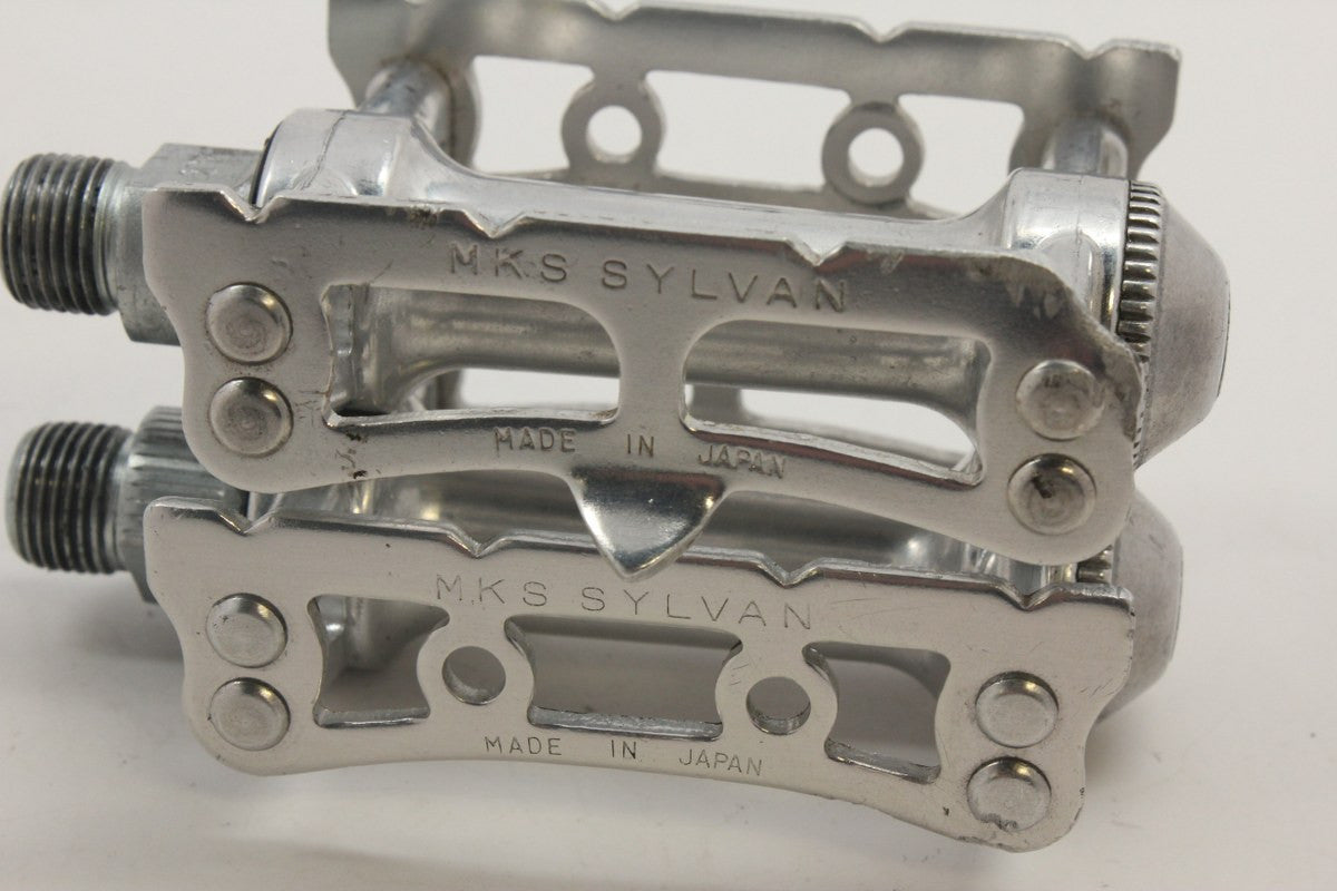 MKS Sylvan Track Pedals: Silver