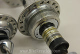 Campagnolo Nuovo Record Hubset: Small Flange, 36H, W/ Flat Skewers Near MINT