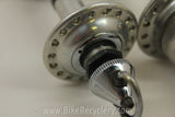 Campagnolo Nuovo Record Hubset: Small Flange, 36H, W/ Flat Skewers Near MINT