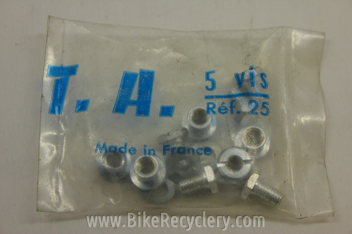 NOS/NIB Specialties T.A. 5 VIS Chainring Bolts: Ref 25