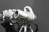 1st GEN 1963 Campagnolo Record Rear Derailleur Steel Bearing Pulleys Model 1020 Steel-plated Bronze RARE & MINT