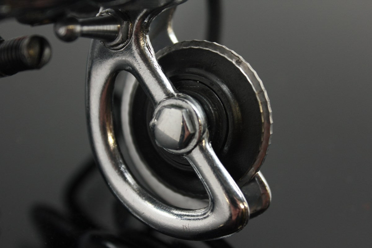 1st GEN 1963 Campagnolo Record Rear Derailleur Steel Bearing Pulleys Model 1020 Steel-plated Bronze RARE & MINT