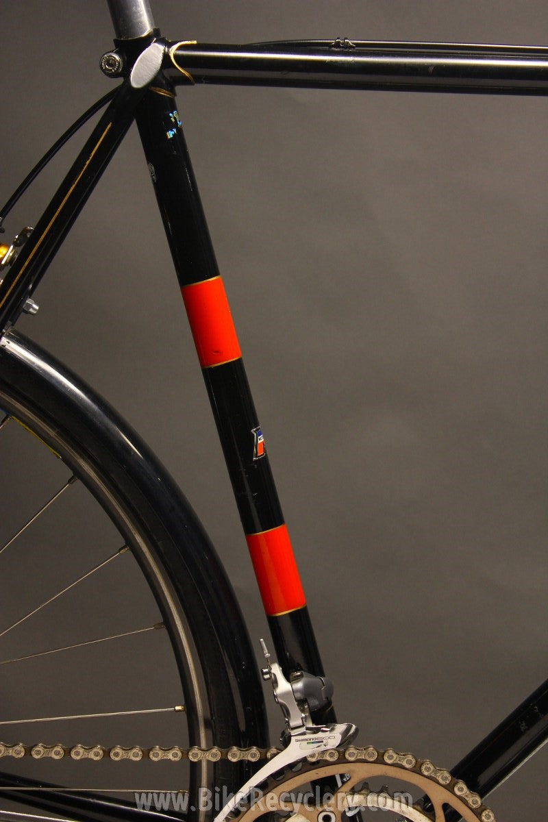 1979 Motobecane Grand Jubilee Touring Bike: 57cm, Fenders, Dura Ace / 600, Modolo Gold, Black/Red, Lugged Steel