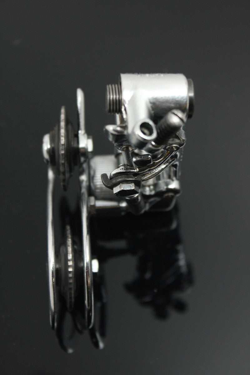 1st GEN 1963 Campagnolo Record Rear Derailleur Steel Bearing Pulleys Model 1020 Steel-plated Bronze RARE & MINT