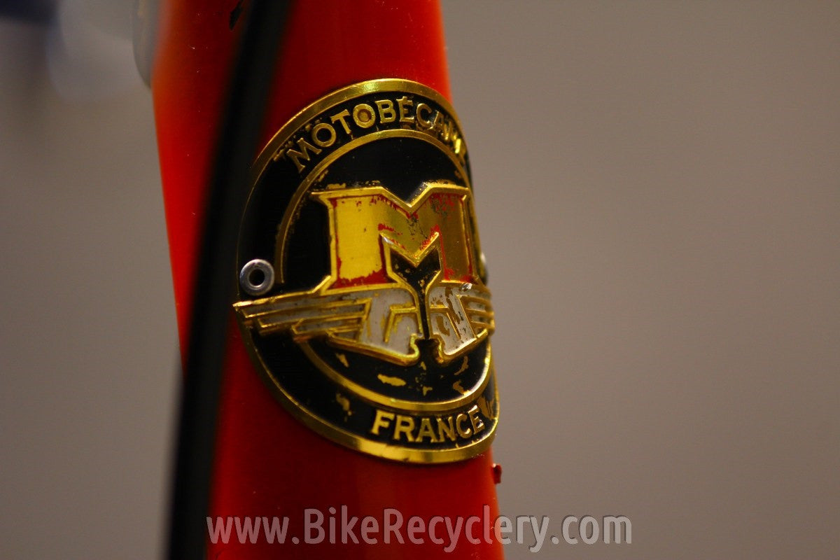 1979 Motobecane Grand Jubilee Touring Bike: 57cm, Fenders, Dura Ace / 600, Modolo Gold, Black/Red, Lugged Steel