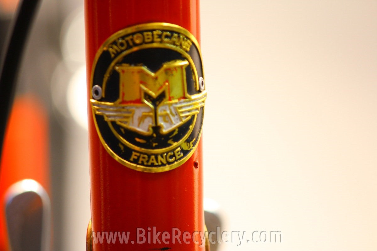 1979 Motobecane Grand Jubilee Touring Bike: 57cm, Fenders, Dura Ace / 600, Modolo Gold, Black/Red, Lugged Steel