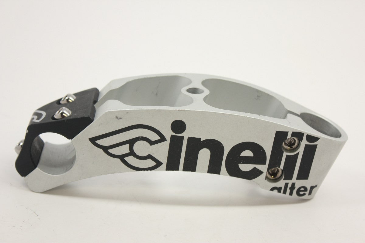 Cinelli Alter Stem: 140mm, 25.4mm, 1" Silver USED