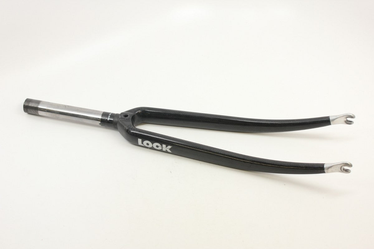 Look HSC-2 Carbon Fork: 1" Threaded Black