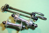 NOS O.M.A.S. Big Sliding Hubs & Skewers: 36H, Super Record Upgrade