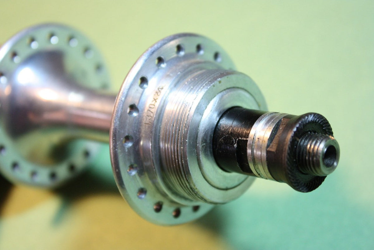 NOS O.M.A.S. Big Sliding Hubs & Skewers: 36H, Super Record Upgrade