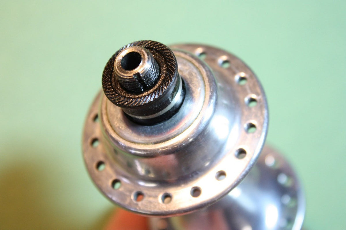 NOS O.M.A.S. Big Sliding Hubs & Skewers: 36H, Super Record Upgrade