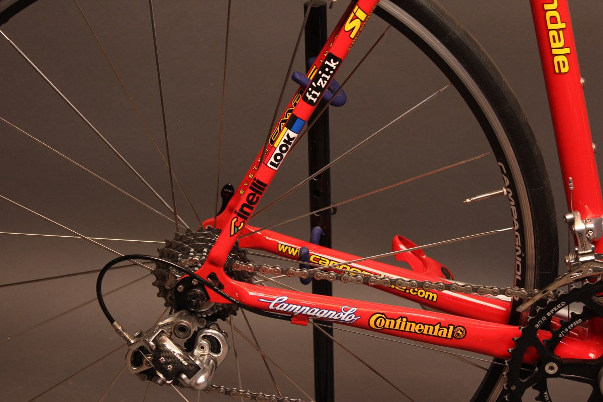 58cm Cannondale R5000 Team Saeco: Hollowgram Si, FULL Record 10-speed, Campagnolo Nucleon Wheels, BETTER THAN MINT
