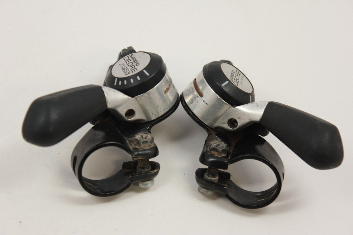 Shimano Deore Thumb Shifters: 5/6/7 speed, MT-60