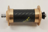 Zipp Ballistic Front Hub: Carbon / Gold, 24H
