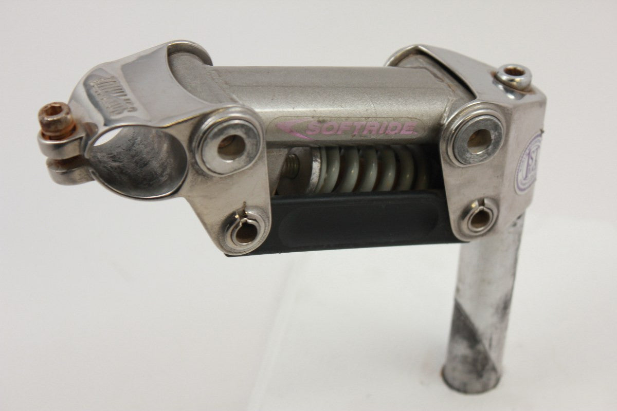 Softride Quill Suspension Stem: 140mm x 25.4mm Silver