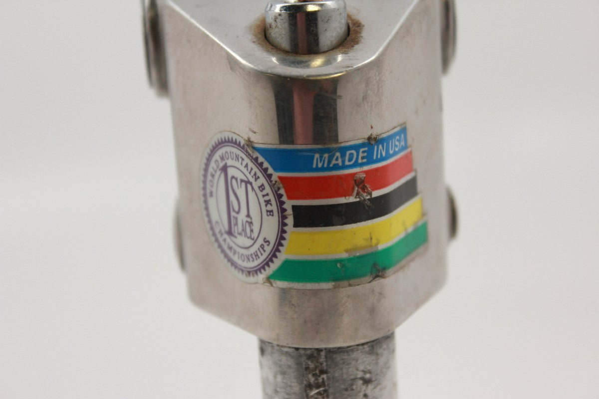 Softride Quill Suspension Stem: 140mm x 25.4mm Silver
