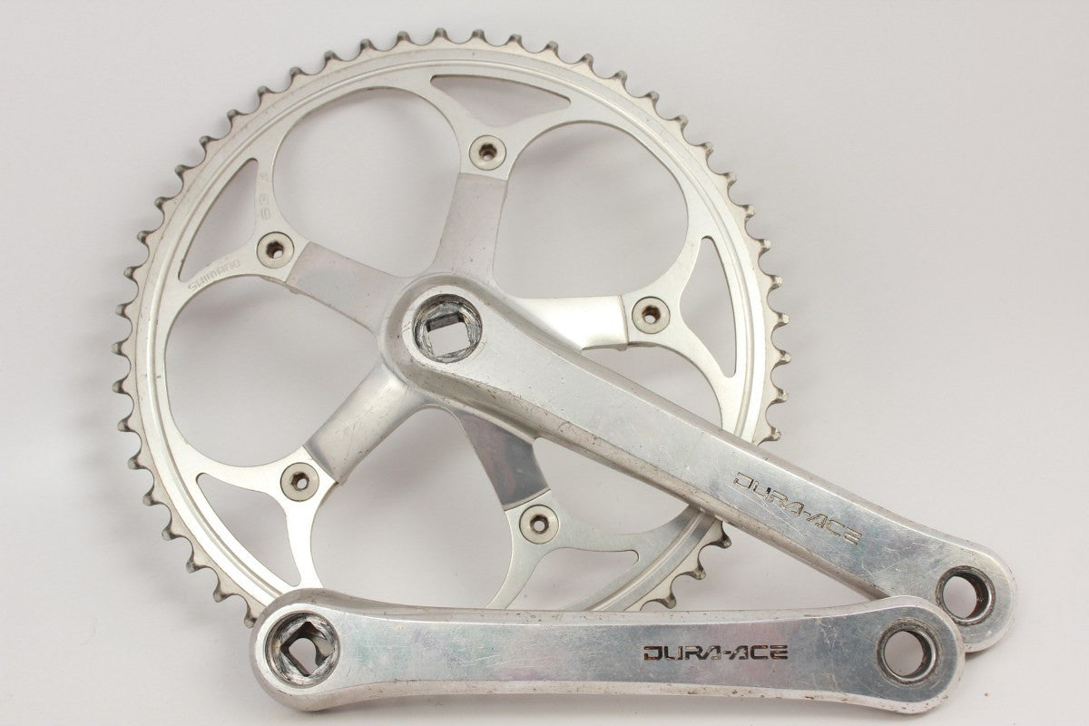 Shimano Dura Ace 8-Speed Crankset: FC-7402, 175mm, 53t