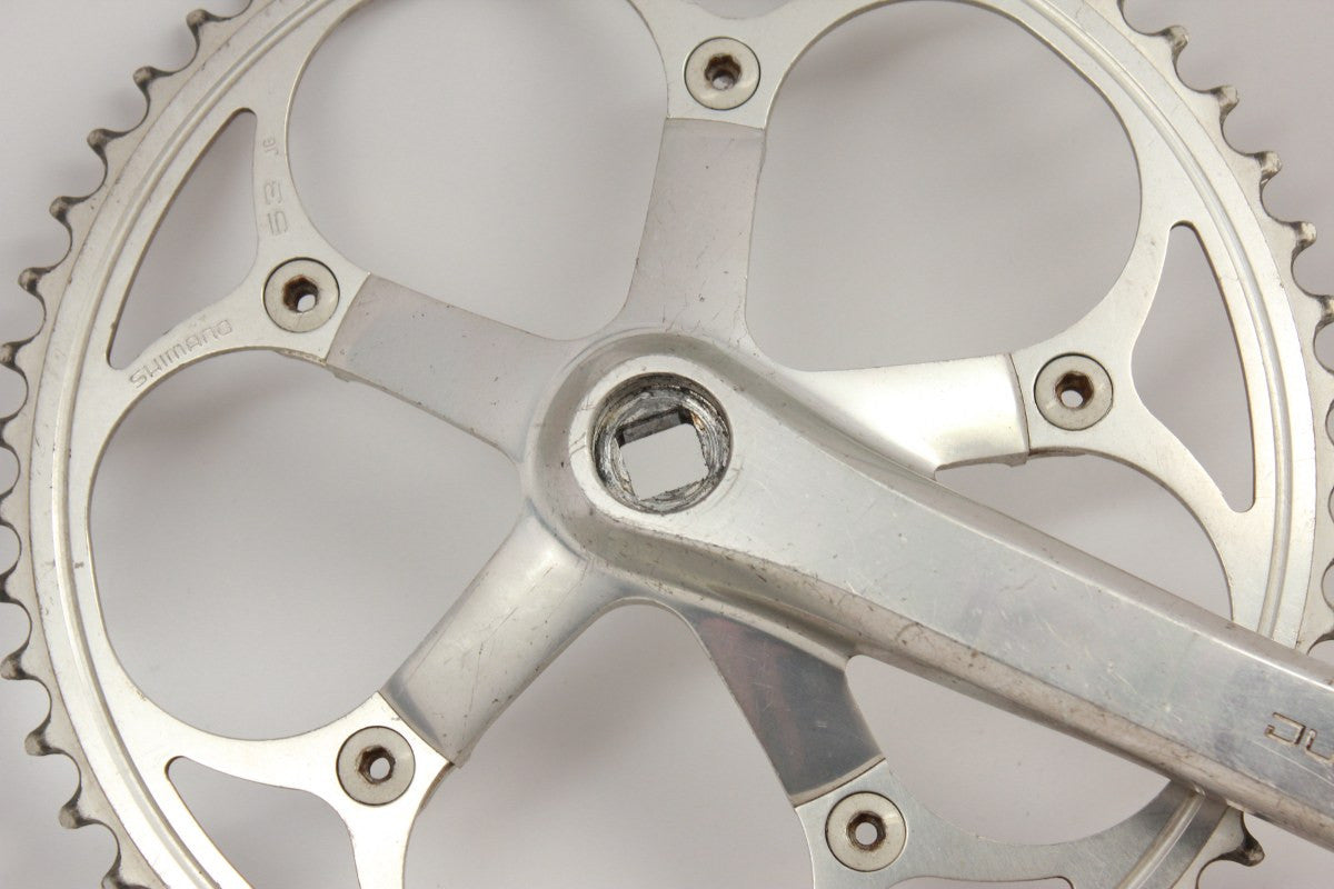 Shimano Dura Ace 8-Speed Crankset: FC-7402, 175mm, 53t