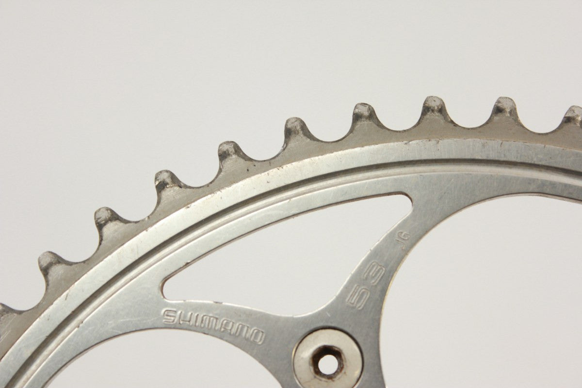 Shimano Dura Ace 8-Speed Crankset: FC-7402, 175mm, 53t