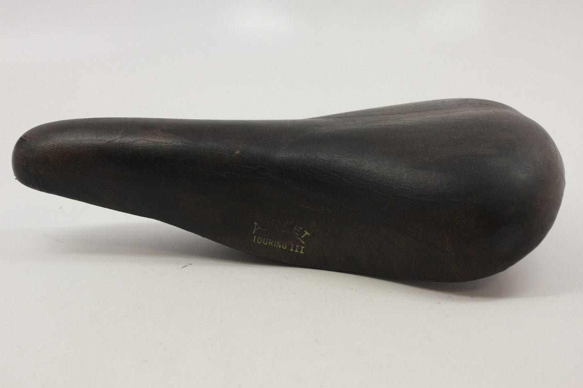 Avocet Touring III Saddle: Brown Leather