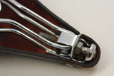 Vintage 1970's Brooks B72 Leather Saddle: Brown, Original Clamp, Nice Patina