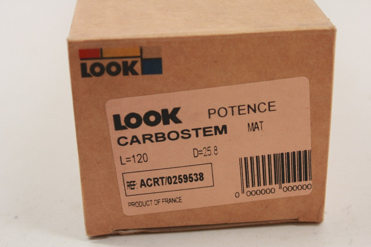 NEW Look CarboStem: 120mm Long, 25.8mm Clamp (for 25.4 or 26.0), 1" or 1 1/8"