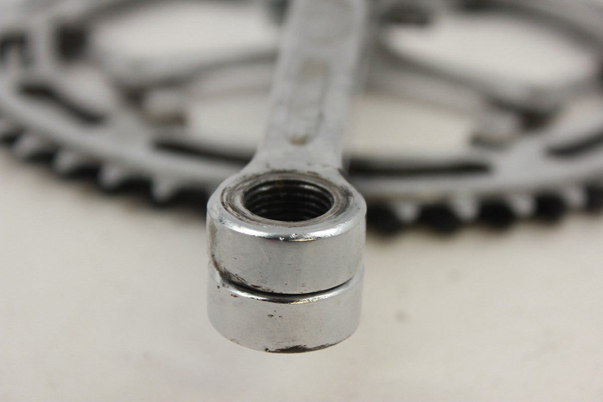 Stronglight 55 Cottered Crankset and BB: 1950's / 1960's 170mm, 52/49t