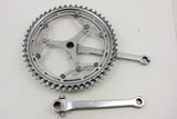 Stronglight 55 Cottered Crankset and BB: 1950's / 1960's 170mm, 52/49t