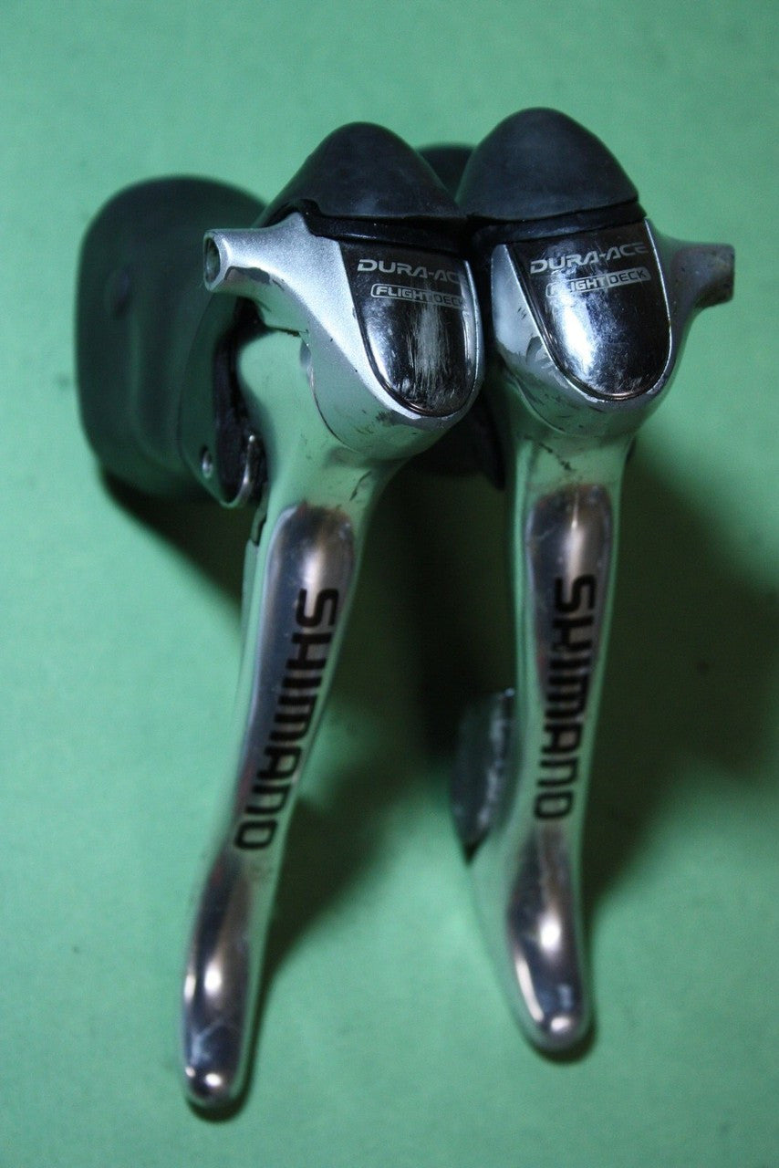 Shimano Dura Ace ST-7700 STI Shifters: 9 Speed Double 1366