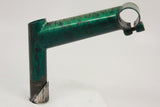 1 1/8" Quill Stem: Interesting Green Paint 1990's, 130x25.4mm