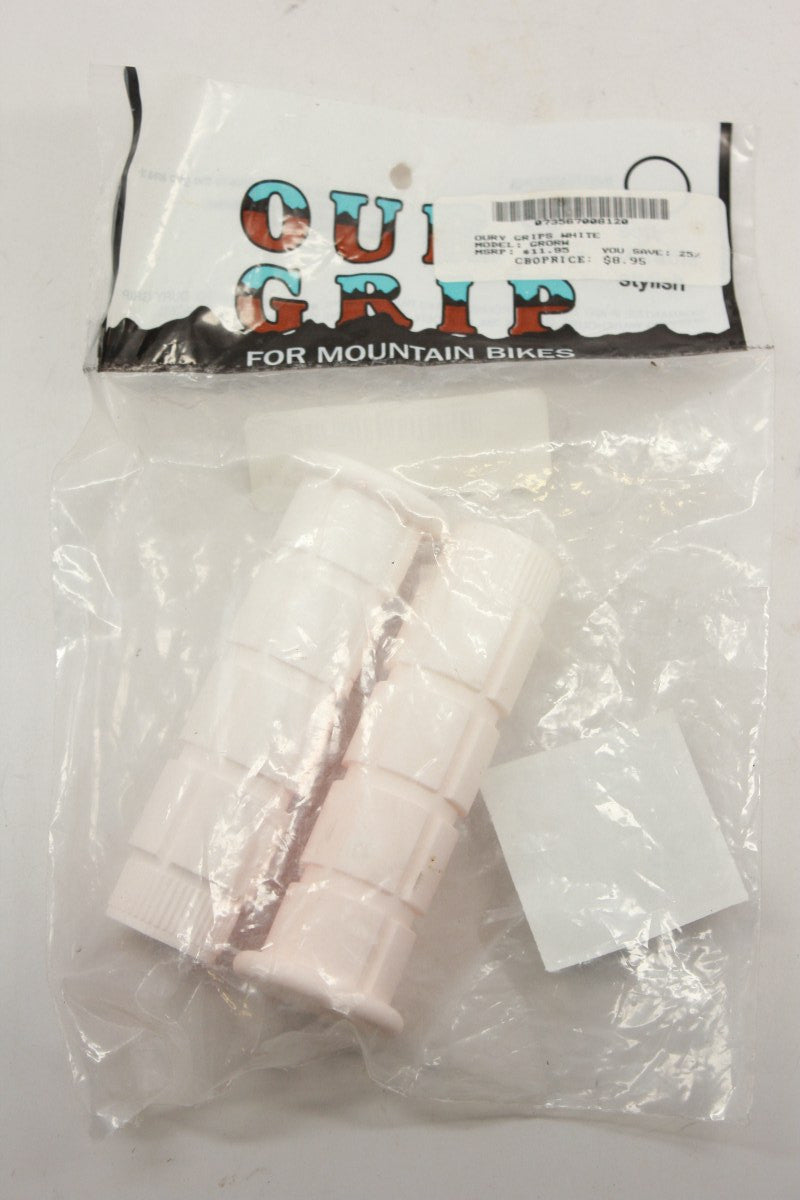 Oury Mountain Bike Grips: White