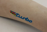 NOS Selle Italia Turbo Suede Leather Saddle, White, 1986