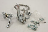 NOS Shimano 105 Golden Arrow Downtube Shifters: SL-A105, Clamp-on, w/Cable Clips & Cables