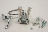 NOS Shimano 105 Golden Arrow Downtube Shifters: SL-A105, Clamp-on, w/Cable Clips & Cables